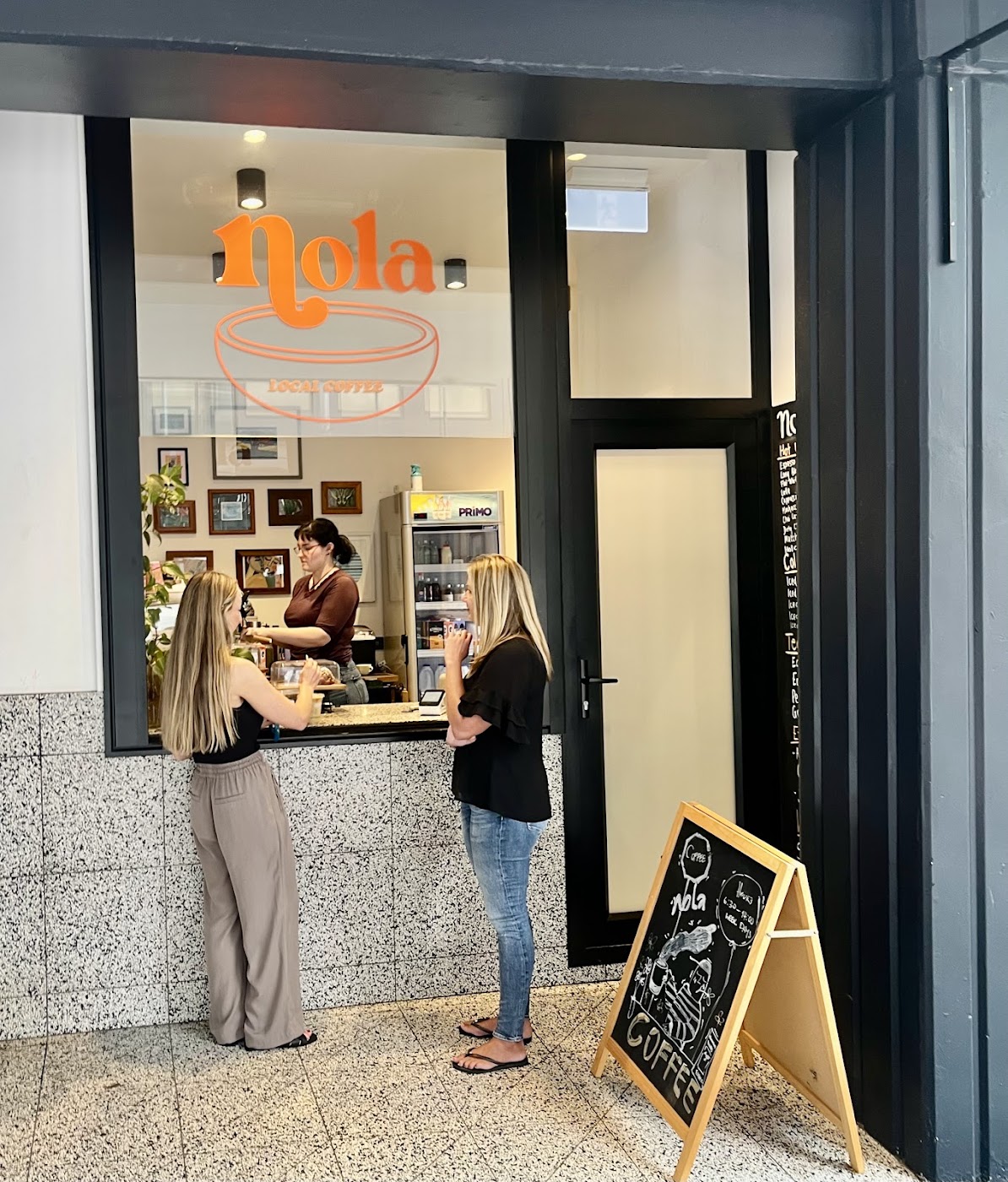The Nola Coffee storefront on Albert Street in Auckland CBD
